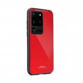 Glass Case Samsung Galaxy S20 Ultra Κόκκινο