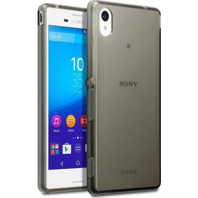 Ultra Slim 0,5mm Sony Xperia E5 Σκούρη Διαφάνεια