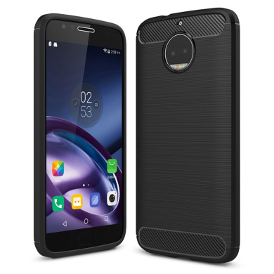 Θήκη Σιλικόνης Carbon TPU Fiber Brushed Motorola Moto G5s Μαύρο