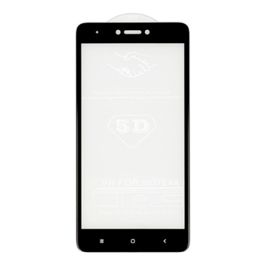 5D Full Glue 9H Tempered Glass Xiaomi Redmi 5 Plus Μαύρο
