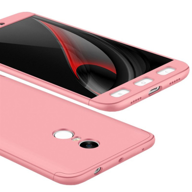 GKK 360 Full Body Protection Xiaomi Redmi Note 4 (MediaTek) Ροζ Χρυσό