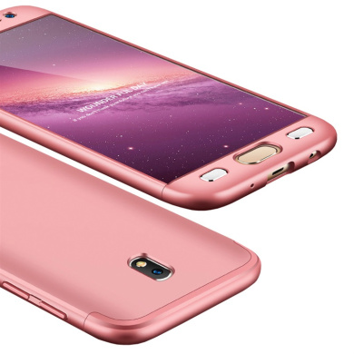 GKK 360 Full Body Protection Samsung Galaxy J3 (2017) Ροζ Χρυσό