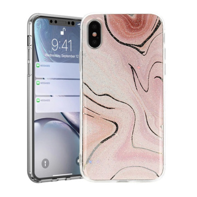 Marble Case Huawei P Smart 2019 / Honor 10 Lite Ροζ Χρυσό