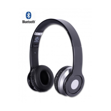Ακουστικό κεφαλής Bluetooth Rebeltec Crystal Μαύρο