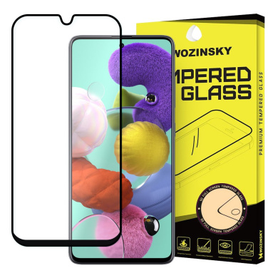 Full Glue 9H Tempered Glass Case Friendly Samsung Galaxy A71 / Note 10 Lite Μαύρο
