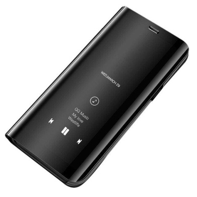 Clear View Cover Xiaomi Pocophone F2 Pro Μαύρο