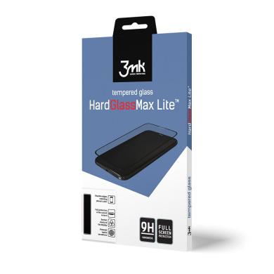 3MK HardGlass Max Lite Full Screen Xiaomi Redmi 9A / Redmi 9AT Μαύρο