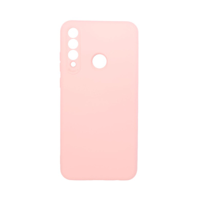 Soft Touch Silicone Huawei Y6p Ανοιχτό Ροζ