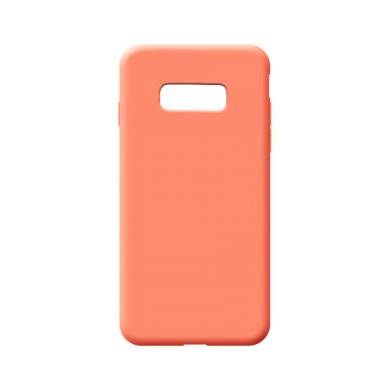 Soft Touch Silicone Samsung Galaxy S10e Πορτοκαλί