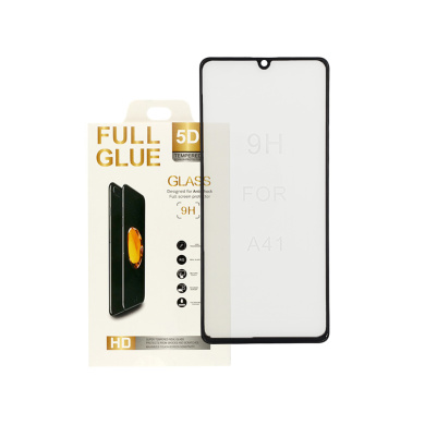 5D Full Glue 9H Glass Samsung H/Q Galaxy A41 Μαύρο