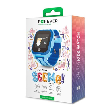 Παιδικό Ρολόι  Smartwatch GPS Care Me KW-300 Forever Μπλέ