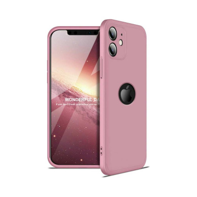 GKK 360 Full Body Protection Apple iPhone 12 mini Ροζ Χρυσό