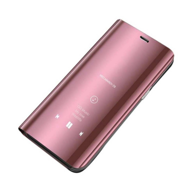 Clear View Cover Xiaomi Poco F3/Mi 11i Ροζ Χρυσό
