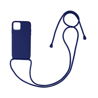 Θήκη Σιλικόνης με Κορδόνι CarryHang Sonique Apple iPhone 11 Pro Μπλε Σκούρο