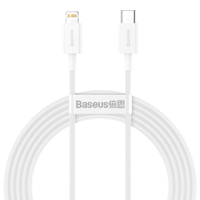 Καλώδιο Baseus USB Typ C - Lightning 20W Fast Charge 2 μέτρα Λευκό