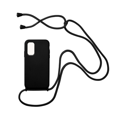 Θήκη Σιλικόνης με Κορδόνι CarryHang Sonique Xiaomi Redmi Note 10 5G / Poco M3 Pro 5G Μαύρο
