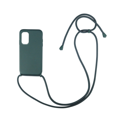 Θήκη Σιλικόνης με Κορδόνι CarryHang Sonique Xiaomi Poco F3/Mi 11i Πράσινο Σκούρο