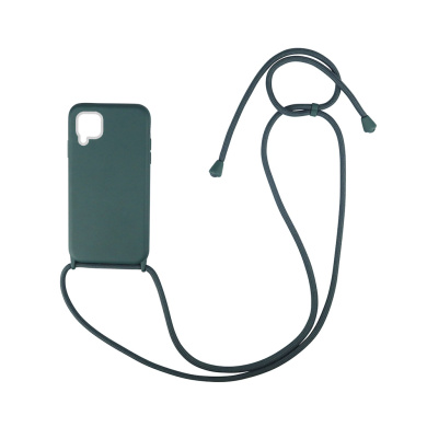Θήκη Σιλικόνης με Κορδόνι CarryHang Sonique Huawei P40 Lite Πράσινο Σκούρο