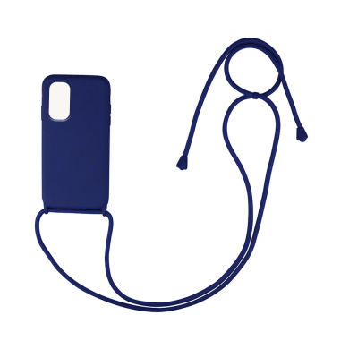 Θήκη Σιλικόνης με Κορδόνι CarryHang Sonique Xiaomi Poco F3/Mi 11i Μπλε Σκούρο