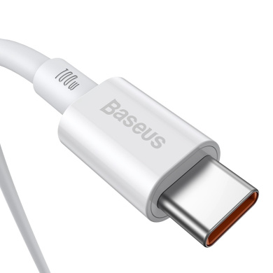 Καλώδιο Baseus Superior Series Cable USB-C to USB-C, 100W, 1m Λευκό