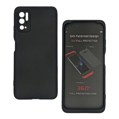 GKK 360 Full Body Protection Xiaomi Redmi Note 10 5G / Poco M3 Pro 5G Μαύρο