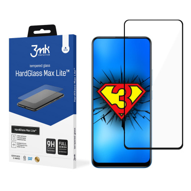 3MK HardGlass Max Lite Full Screen Realme 8 Pro Μαύρο