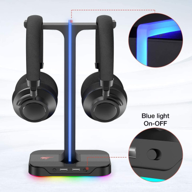 Gaming Βάση Ακουστικών - Havit TH650 RGB Μαύρο