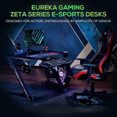 Gaming Γραφείο - Eureka Ergonomic® ERK-GD-4301 Μαύρο