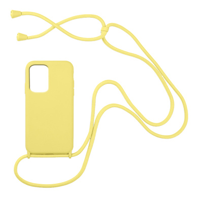Θήκη Σιλικόνης με Κορδόνι CarryHang Sonique Samsung Galaxy S20 Ultra Κίτρινο