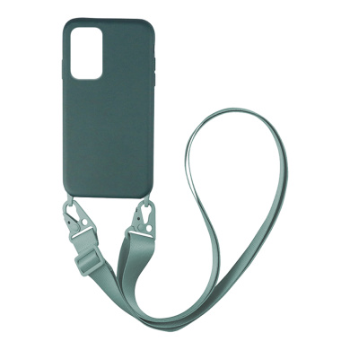 Θήκη Σιλικόνης με Strap CarryHang Sonique Xiaomi Poco M4 Pro 5G / Redmi Note 11s 5g Πράσινο Σκούρο