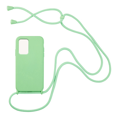 Θήκη Σιλικόνης με Κορδόνι CarryHang Sonique Xiaomi Redmi 10 / Redmi 10 2022 Πράσινο Ανοιχτό