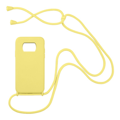 Θήκη Σιλικόνης με Κορδόνι CarryHang Sonique Xiaomi Poco X3 NFC / Poco X3 Pro Κίτρινο