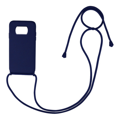 Θήκη Σιλικόνης με Κορδόνι CarryHang Sonique Xiaomi Poco X3 NFC / Poco X3 Pro Μπλε Σκούρο