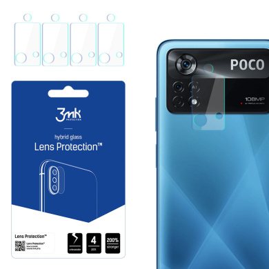3MK FG Camera Lens Flexible Glass Film Prοtector 7H Xiaomi (4τμ) Poco X4 Pro 5G