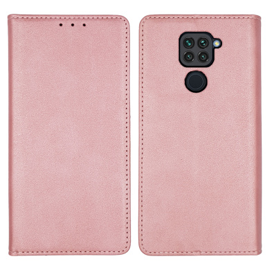 Θήκη Πορτοφόλι Vintage Magnet Wallet Sonique Xiaomi Redmi Note 9 Ροζ Χρυσό