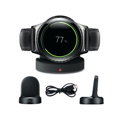 Ασύρματος Φορτιστής για Samsung Smartwatch Gear S2 / Gear S3 / Galaxy Watch 42mm / 46mm Μαύρο