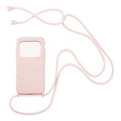 Θήκη Σιλικόνης με Κορδόνι CarryHang Sonique Xiaomi Poco M4 Pro 4G Ροζ