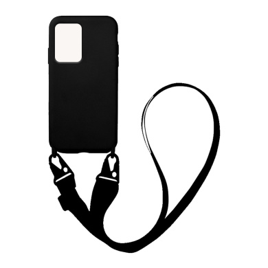 Θήκη Σιλικόνης με Strap CarryHang Sonique Xiaomi Xiaomi 11T / Xiaomi 11T Pro Μαύρο