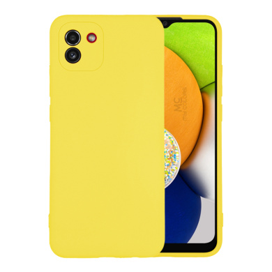 Θήκη Σιλικόνης My Colors Sonique Samsung Galaxy A03 4G Κίτρινο