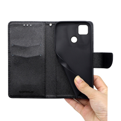 Θήκη Πορτοφόλι Sonique Trend Wallet Xiaomi Redmi 9C Μαύρο