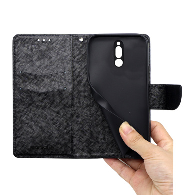 Θήκη Πορτοφόλι Sonique Trend Wallet Xiaomi Redmi 8 Μαύρο