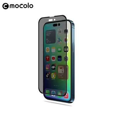 Mocolo Full Glue Privacy Tempered Glass Apple iPhone 14 Pro Μαύρο