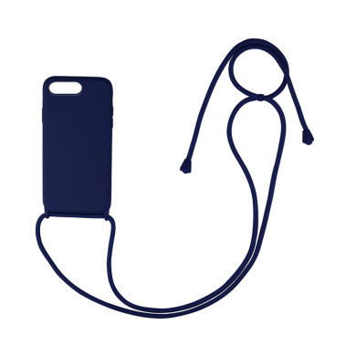 Θήκη Σιλικόνης με Κορδόνι CarryHang Sonique Apple iPhone 6/6s Plus Μπλε Σκούρο