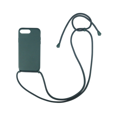 Θήκη Σιλικόνης με Κορδόνι CarryHang Sonique Apple iPhone 6/6s Plus Πράσινο Σκούρο