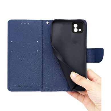 Θήκη Πορτοφόλι Sonique Trend Wallet Realme C11 2021 Βεραμάν / Σκούρο Μπλε
