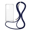 Θήκη Σιλικόνης με Κορδόνι Sonique Armor Clear Xiaomi Redmi Note 10 Pro Rainbow Μπλε