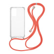 Θήκη Σιλικόνης με Κορδόνι Sonique Armor Clear Xiaomi Redmi Note 10 Pro Καφέ