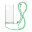 Θήκη Σιλικόνης με Κορδόνι Sonique Armor Clear Xiaomi Redmi Note 10 Pro Πράσινο Σκούρο