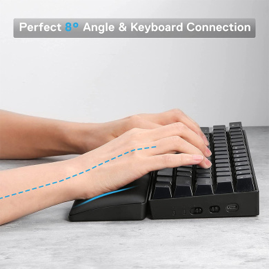 Gaming Αξεσουάρ - Redragon P036 Meteor M Keyboard Wrist Rest 80% Black Πολύχρωμο