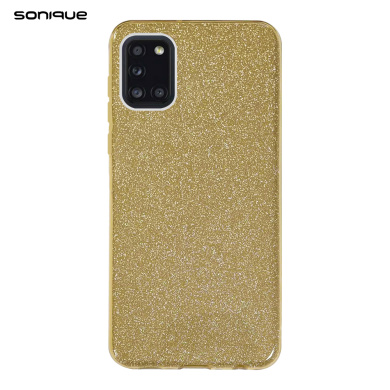 Θήκη Σιλικόνης Sonique Shiny Samsung Galaxy A31 Χρυσό
